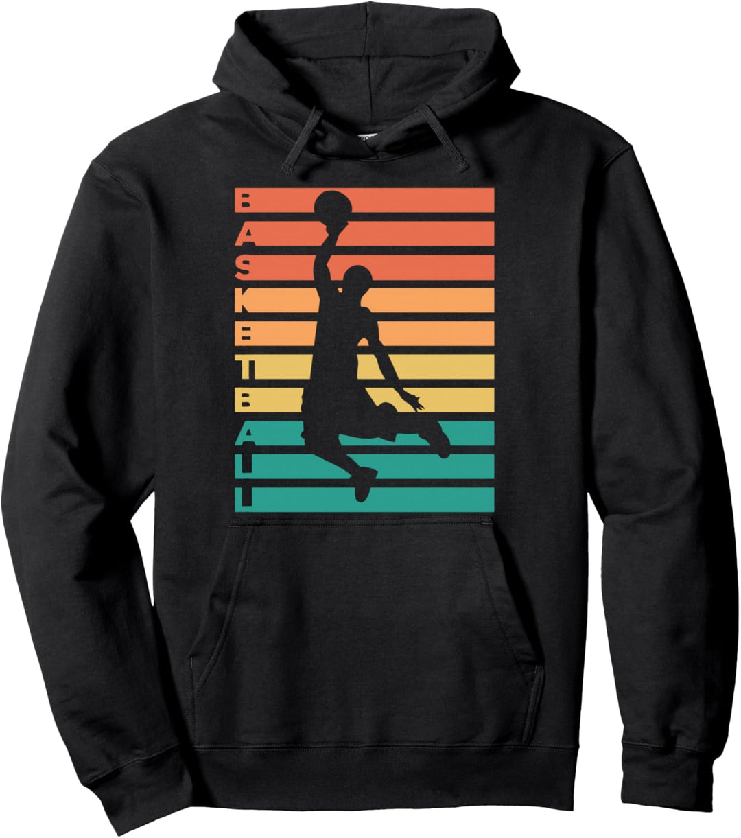 Retro Vintage Basketball Geschenk für Basketballspieler Pullover Hoodie