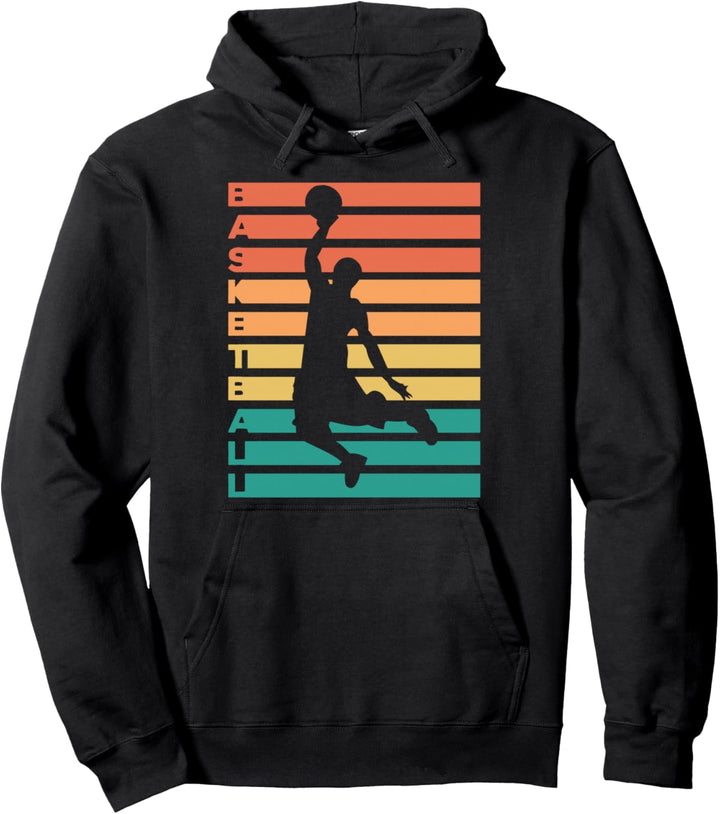 Retro Vintage Basketball Geschenk für Basketballspieler Pullover Hoodie