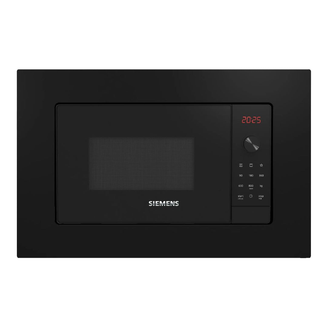 Siemens BE623LMB3 iQ300 Einbau-Mikrowelle, Schwarz, cookControl8 - Automatikprogramme, humidClean Pl
