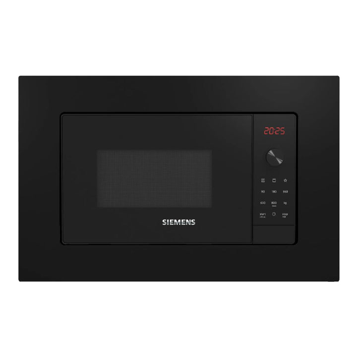 Siemens BE623LMB3 iQ300 Einbau-Mikrowelle, Schwarz, cookControl8 - Automatikprogramme, humidClean Pl