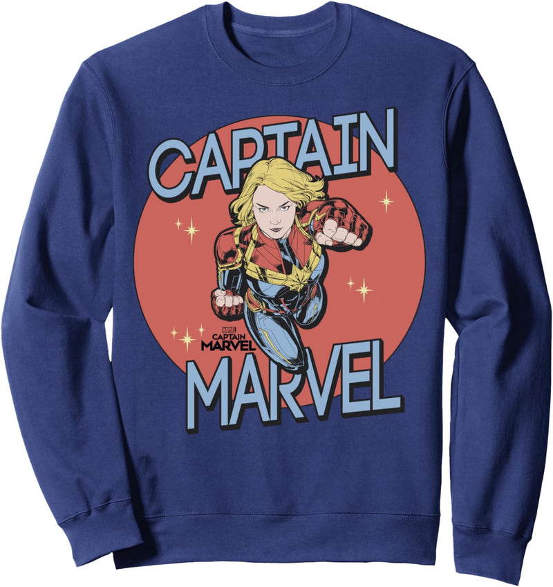 Captain Marvel Circle Portrait Sweatshirt