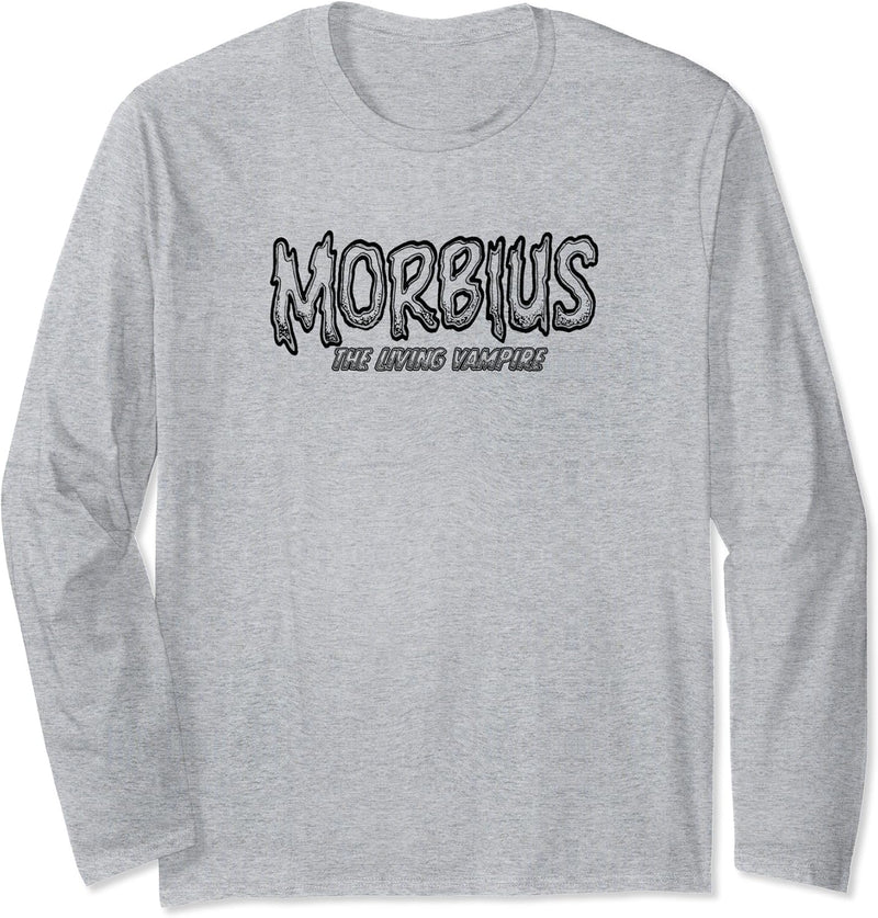 Marvel Morbius The Living Vampire Logo Langarmshirt