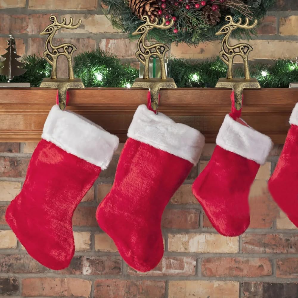 YWZHENYU Weihnachtsstrumpfhalter, langlebig, Haken für Kaminsims, Kamin, Strumpfhaken für Weihnachts