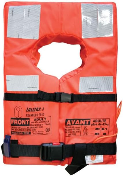 Lalizas Advance 2010 Weste Erwachsene, Unisex, Orange, 43 kg