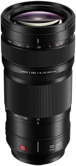 Panasonic LUMIX S PRO S-R70200E 70–200 mm F4 O.I.S. L-Mount Objektiv, Vollformat-Telezoom, Optischer