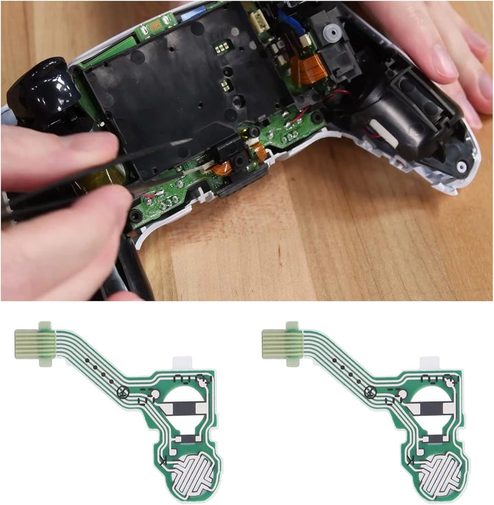 SG Store 4 Stück V2 Leitfähige Filmmembran Ersatz Kompatibel mit PS5 FPC Flexibles Flachbandkabel El