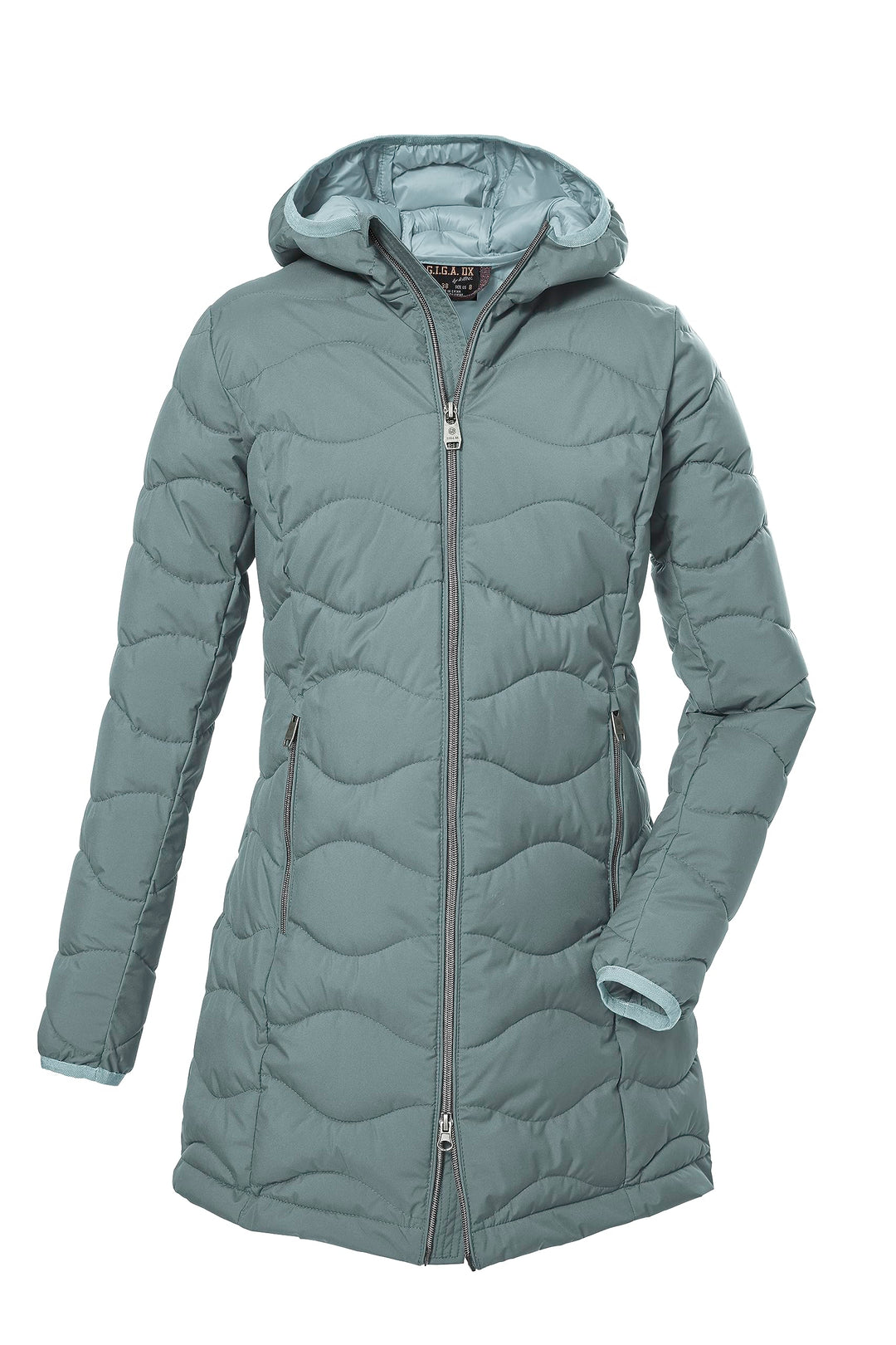 G.I.G.A. DX Damen Gw 20 Wmn Qltd Prk Steppparka mit Kapuze/Funktionsparka in Daunenoptik 46 aquaverd