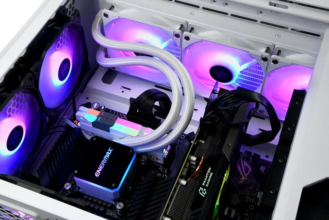 Enermax LiqMax III ARGB 360 Weiss, AIO Liquid Cooler, Watercooling für Intel/AMD-Prozessoren, ARGB-L