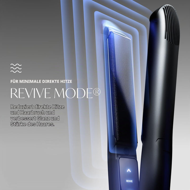 Cloud Nine The Original Iron Glätteisen Schwarz – Haarglätter mit 11 Temperatureinstellungen, Revive