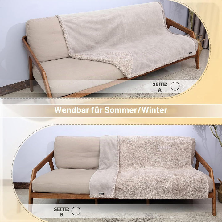 Catalonia Wasserdicht Decke, Tagesdecke Bett Sofaüberwurf Kuscheldecke Schonbezug Couchschoner Wasse