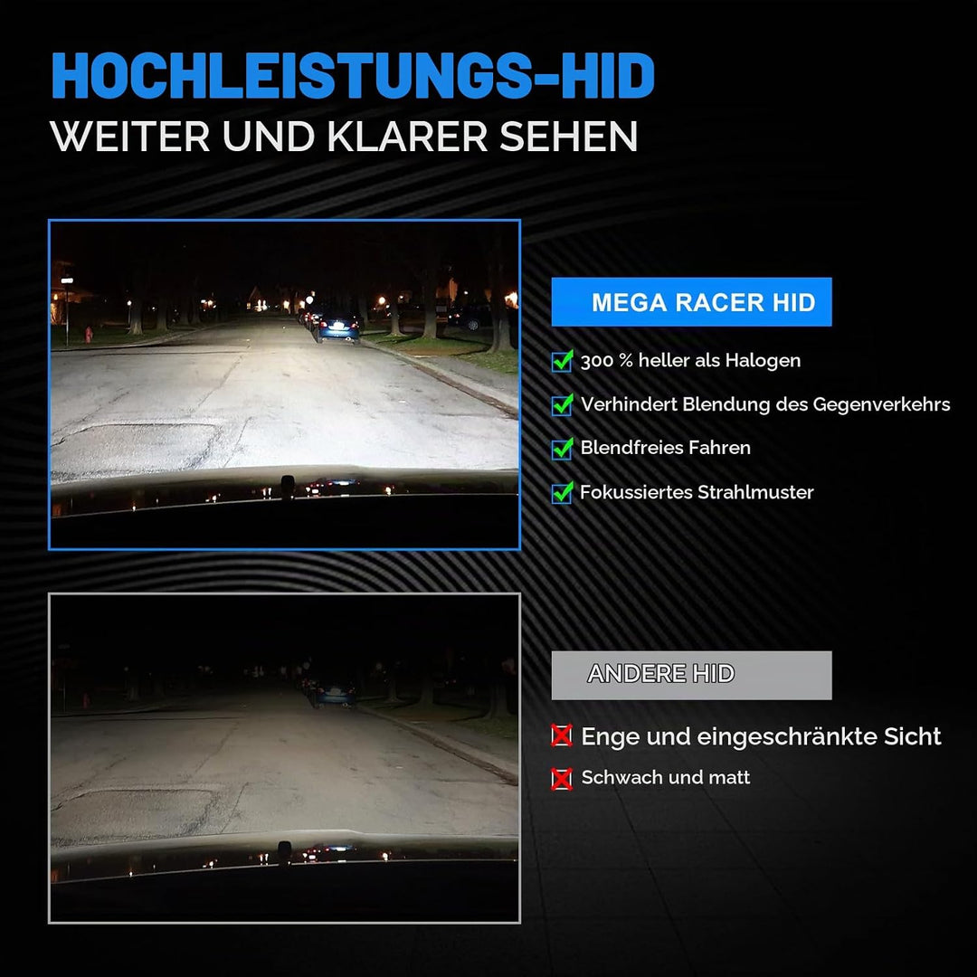 Wattstar D1S 6000K, Xenonlampe Ersatzlampe, HID D1S Xenonlampe, 35W HID Scheinwerferlampe, IP68 wass