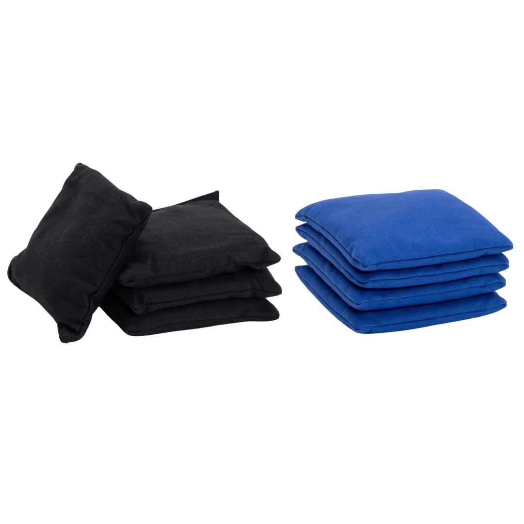 Wicked Wood Games Cornhole Bags – 2 x 4 Offizielle ACO-konform – mehrere Farboptionen schwarz / blau
