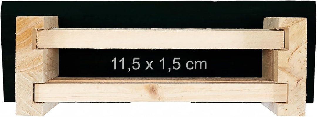 Relaxdays Fledermauskasten, 4er Set, Unterschlupf für Fledermäuse, unbehandeltes Holz, HBT 25 x 18 x