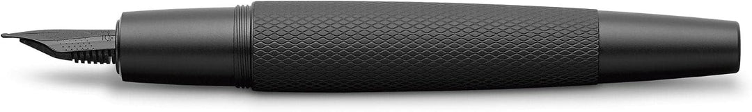 Faber-Castell 148622 - Füller e-motion Pure Black EF, 1 Stück Füller Feder EF schwarz, Füller Feder