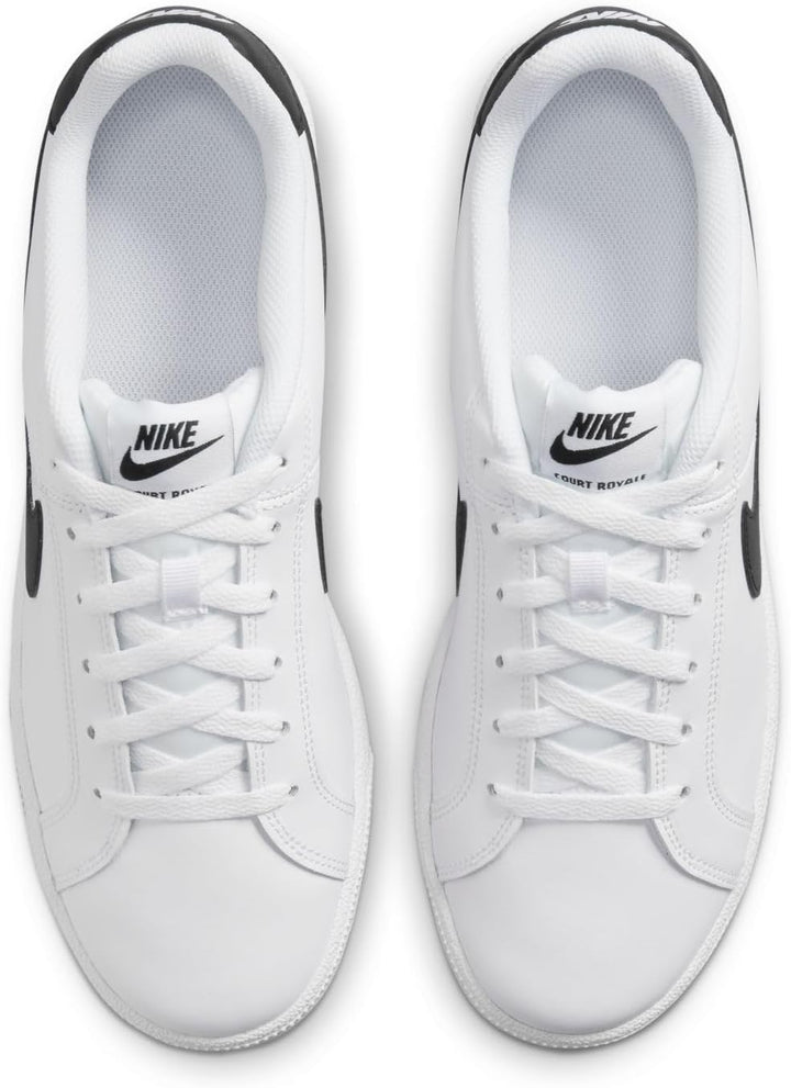 Nike Herren Court Royale Sneaker 41 EU White Black, 41 EU White Black