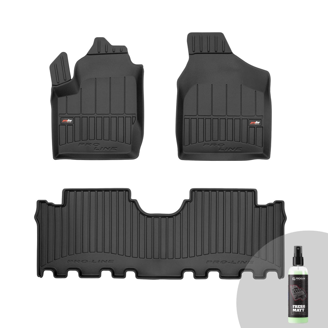 FROGUM ProLine 3D Gummimatten Exklusiven Auto Fussmatten Autofussmatten für Ford Galaxy I 1995-2006