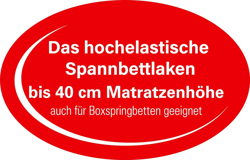 Heike das hochelastische Spannbettlaken Multistretch 92% Mako-Baumwolle 8% Elastan Deutsche Markenqu