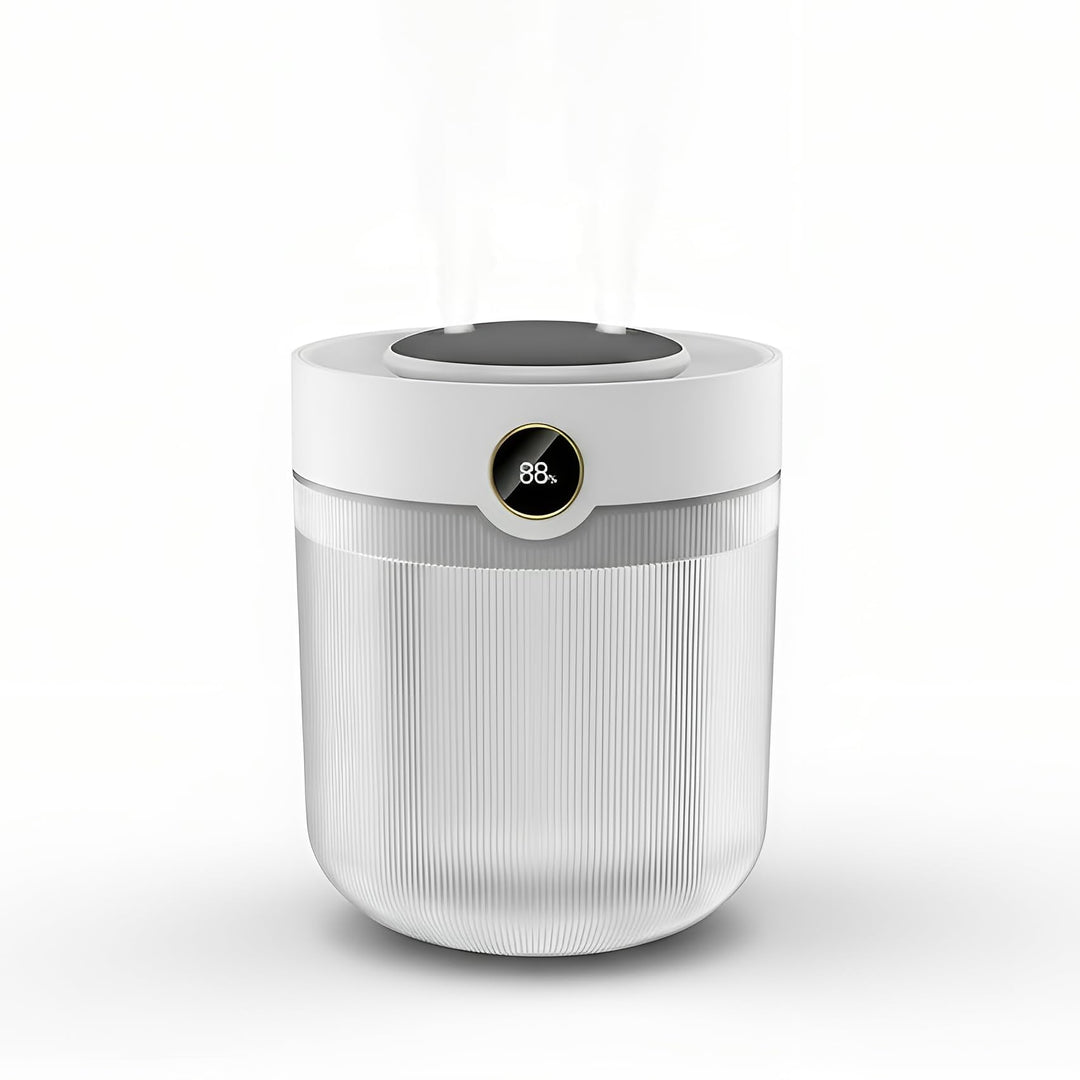 Fyearfly Luftbefeuchter Top-Fill 2L, mit Aromatherapie & Dual-Spray, leiser Raumbefeuchter für Schla