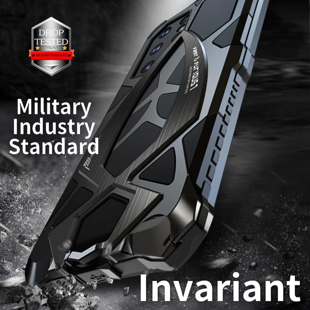 CeeEee Galaxy S23 Ultra Hülle Metall Stossfeste Outdoor Schutzhülle Case für Samsung S23Ultra Integr
