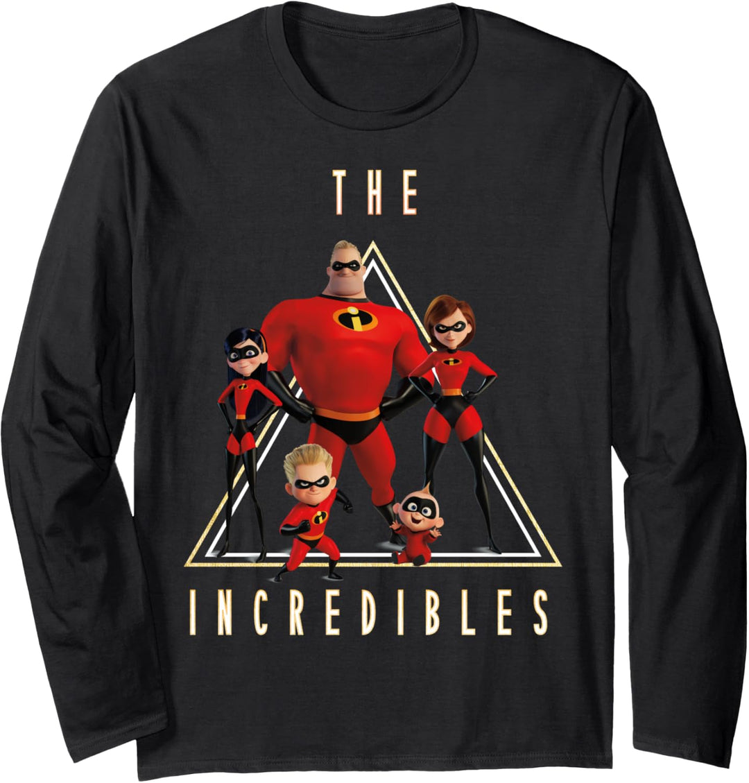 Disney Pixar Incredibles Classic Family Shot Langarmshirt