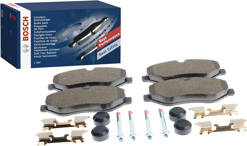 Bosch BP1231 Bremsbeläge - Vorderachse - ECE-R90 Zertifizierung - vier Bremsbeläge pro Set