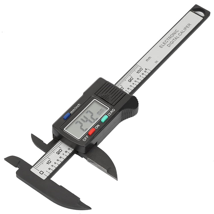 Digital Messschieber, Elektronischer Schieblehre Digital 100 mm mit Grossem Flüssigkristalldisplay (