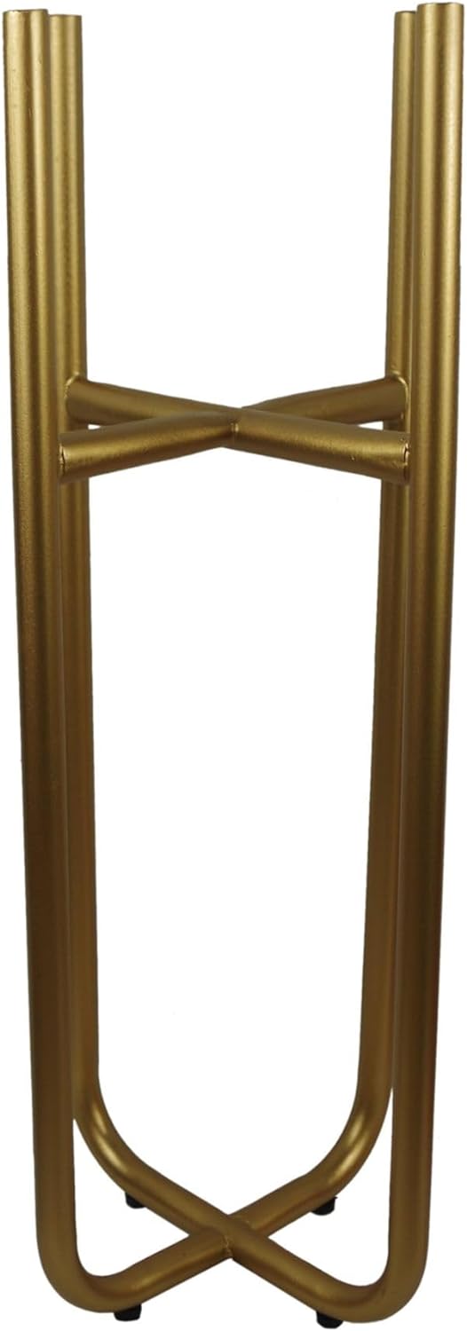 Leaf Pflanzgefäss, Metall, goldfarben, 62 cm 62 cm Gold, 62 cm Gold