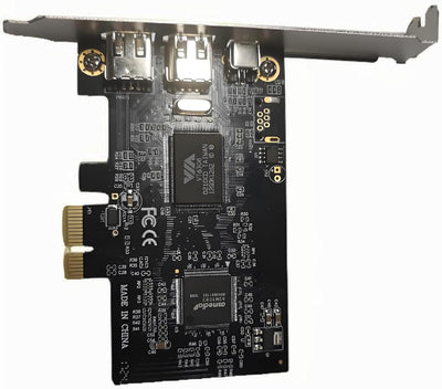 S SIENOC Desktop PCI-E Expresskarte Express Card FireWire PCI Express Schnittstellenkarte 1394a IEEE