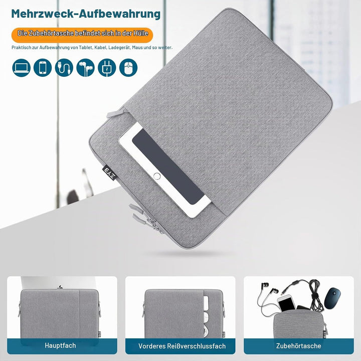 ZYB 13 Zoll Laptop Hülle, Laptop Tasche 13 Zoll für 2022-2024 2025 MacBook Air 13.6 Zoll M4 M3 M2, 2