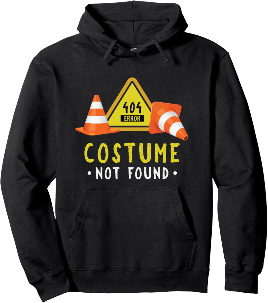 Halloween Geek Nerd-Kostümfehler 404 Nicht gefunden Pullover Hoodie