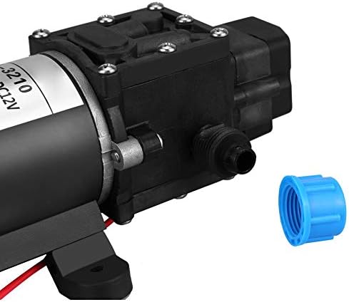 Membranpumpe DC 12 V, Selbstansaugend Wasserpumpe Hochdruck Wasserpumpe Membran pumpe mit einstellba