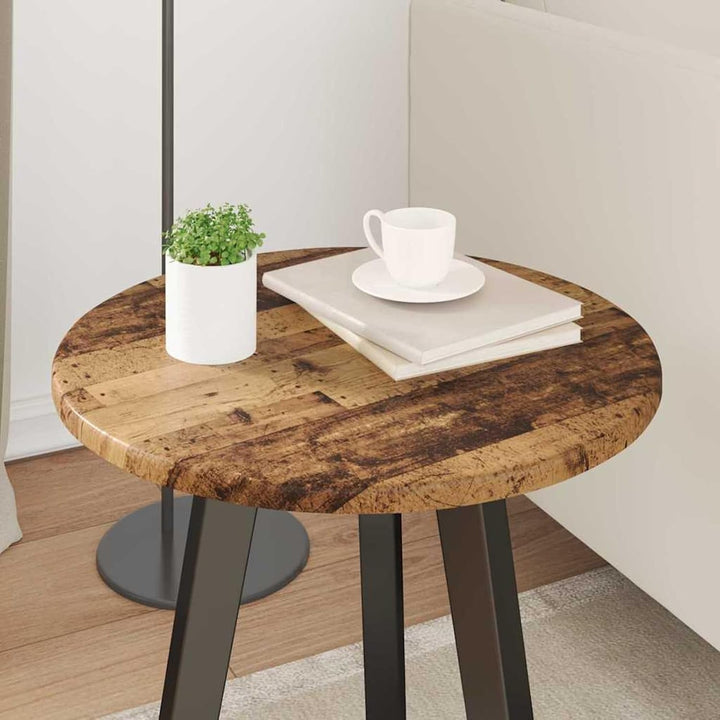 Homgoday Tischplatte Altholz 40 x 40 x 1.5 cm Holzwerkstoff Desktop Model880389