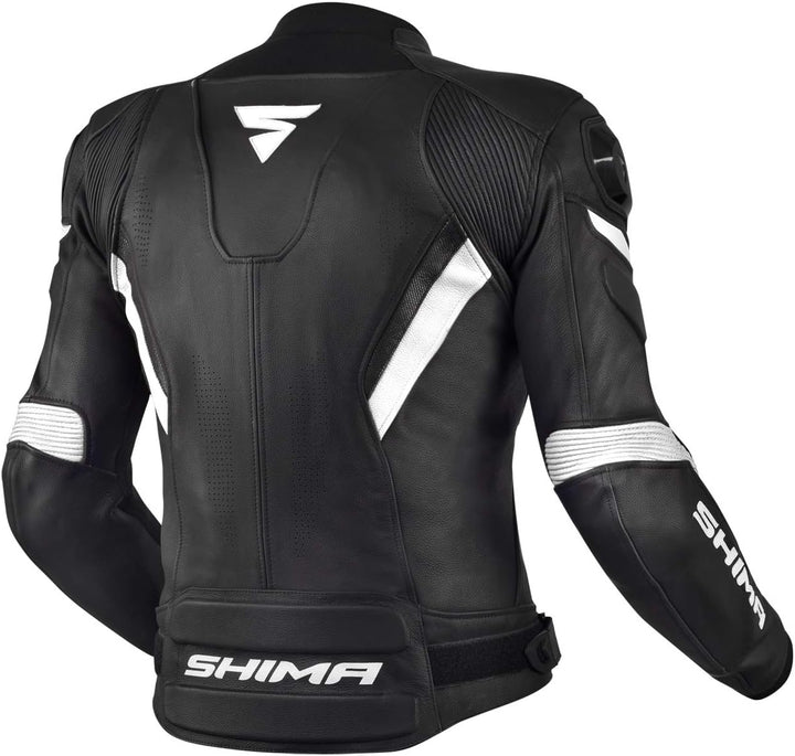 SHIMA CHASE Motorradjacke Herren -Sport Biker Lederjacke Männer Belüftet Sommer mit Schulter Schleif