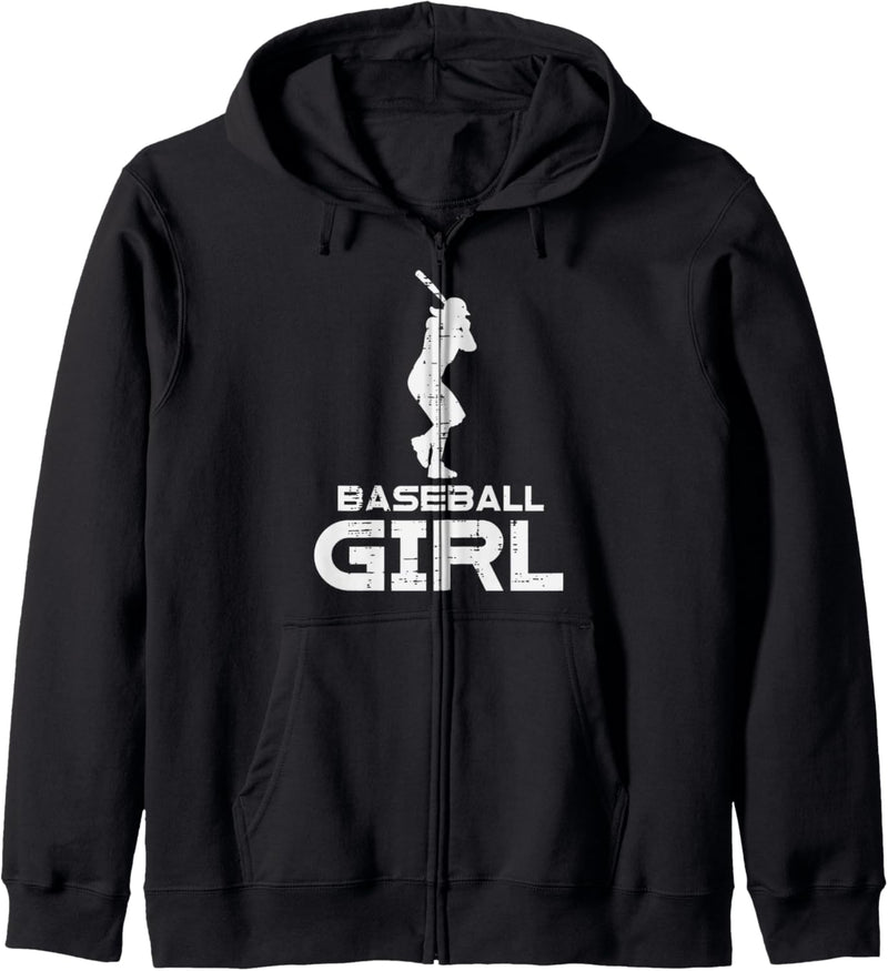 Baseball Girl Cool Sports Player Team Sister Girls Women Kapuzenjacke