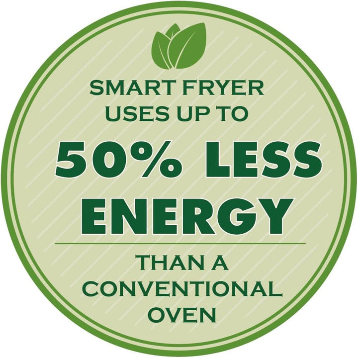 Emerio AF-129329.3 AirFryer, digitale Heissluftfritteuse mit Sichtfenster, 5 l Volumen, 1500 W, Schw