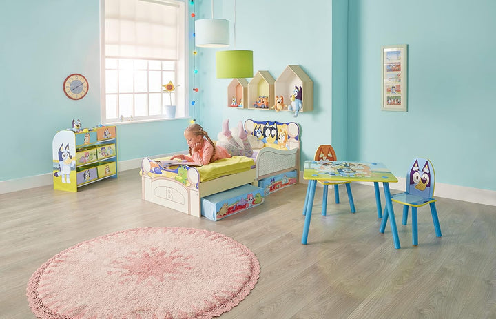 Bluey Set mit 2 Stühlen, Tisch 43,5 cm (H) x 63 cm (B) x 63 cm (T)