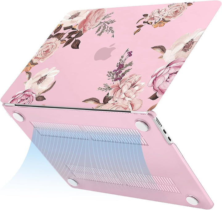 MOSISO Hülle Kompatibel mit MacBook Air 13 Zoll M4 M3 M2 2025 2024-2022 A3240 A3113 A2681 Touch ID,P