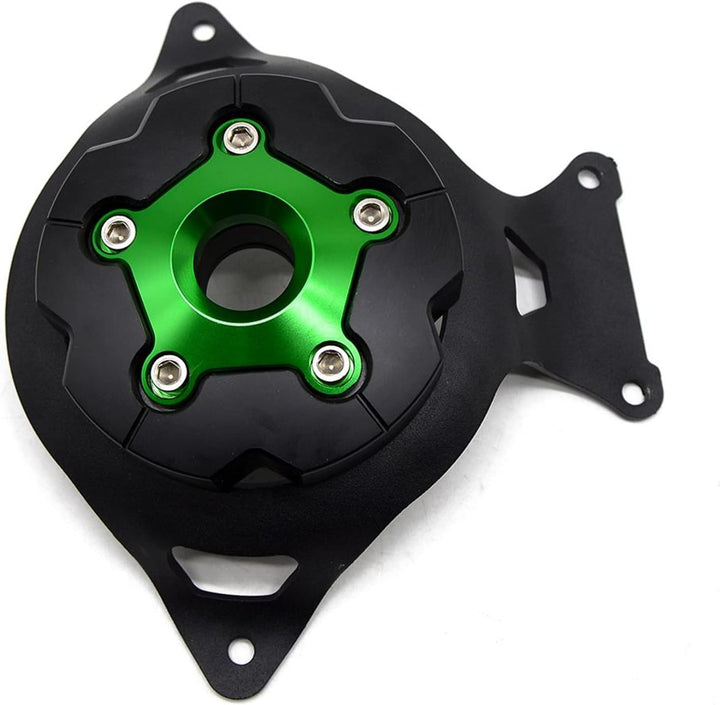 Motorrad Links & Rechts Motor Stator Schutzhülle für Z800 2013 2014 2015 2016 Z750 2008-2016 (Grün),