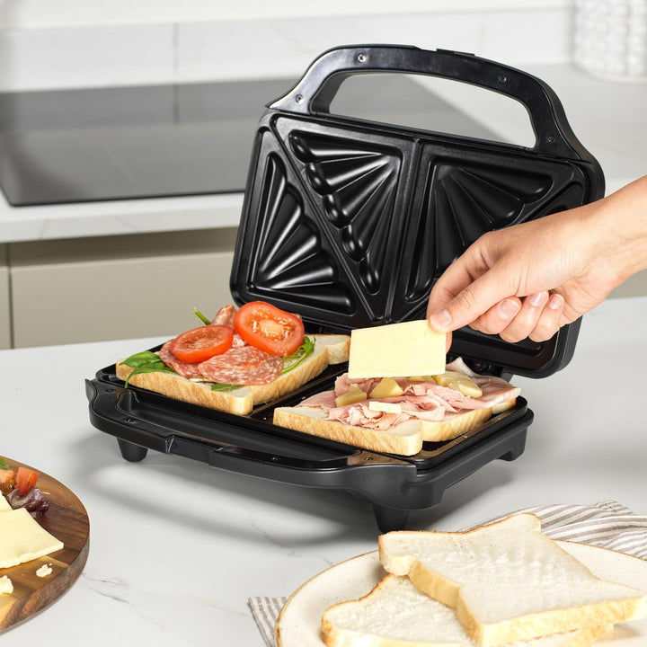 Salter Sandwich-Toaster – Antihaftbeschichteter, Deep Fill Toastie-Maker, zusammen mit 2 getoasteten