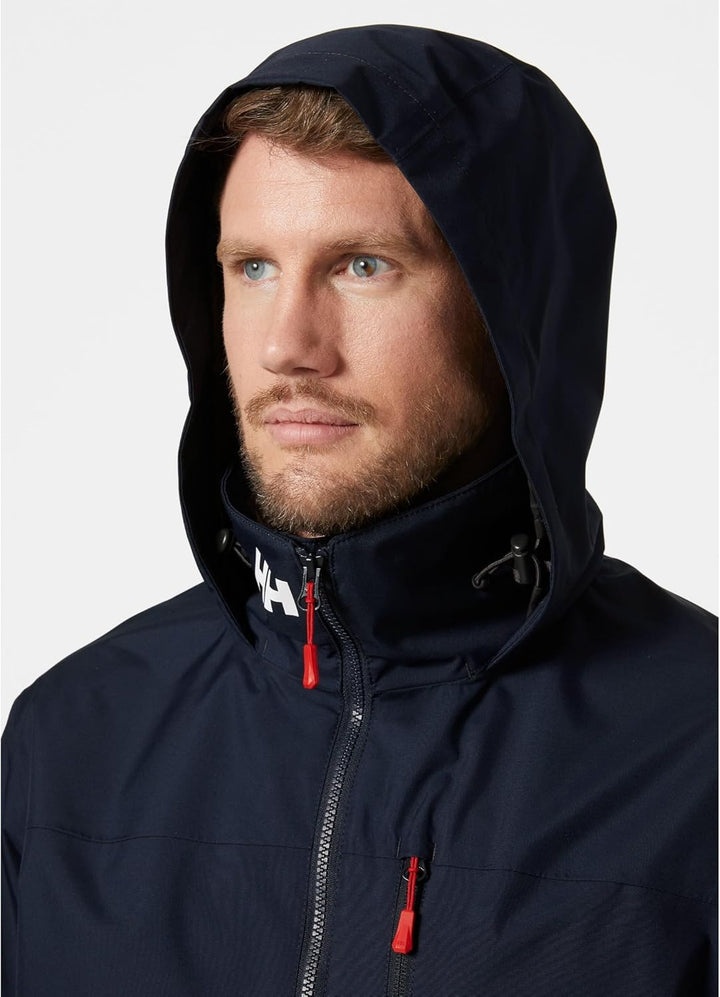 Helly Hansen Herren Crew Hooded Jacke Jacke (1er Pack) S 597 Navy, S 597 Navy