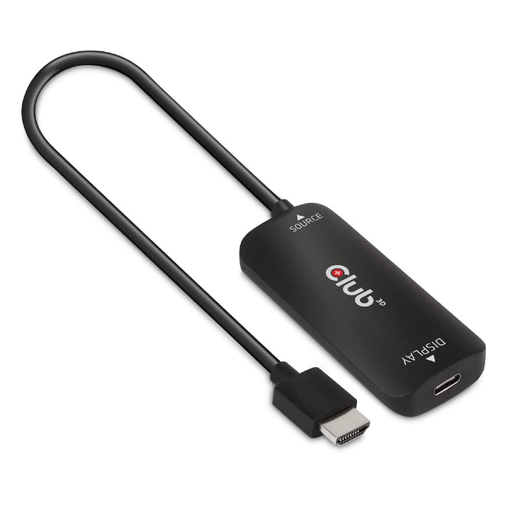 Club 3D CAC-1336 HDMI+ Micro USB auf USB Typ-C 4K120Hz oder 8K30Hz M/F Aktiver Adapter, CAC-1336