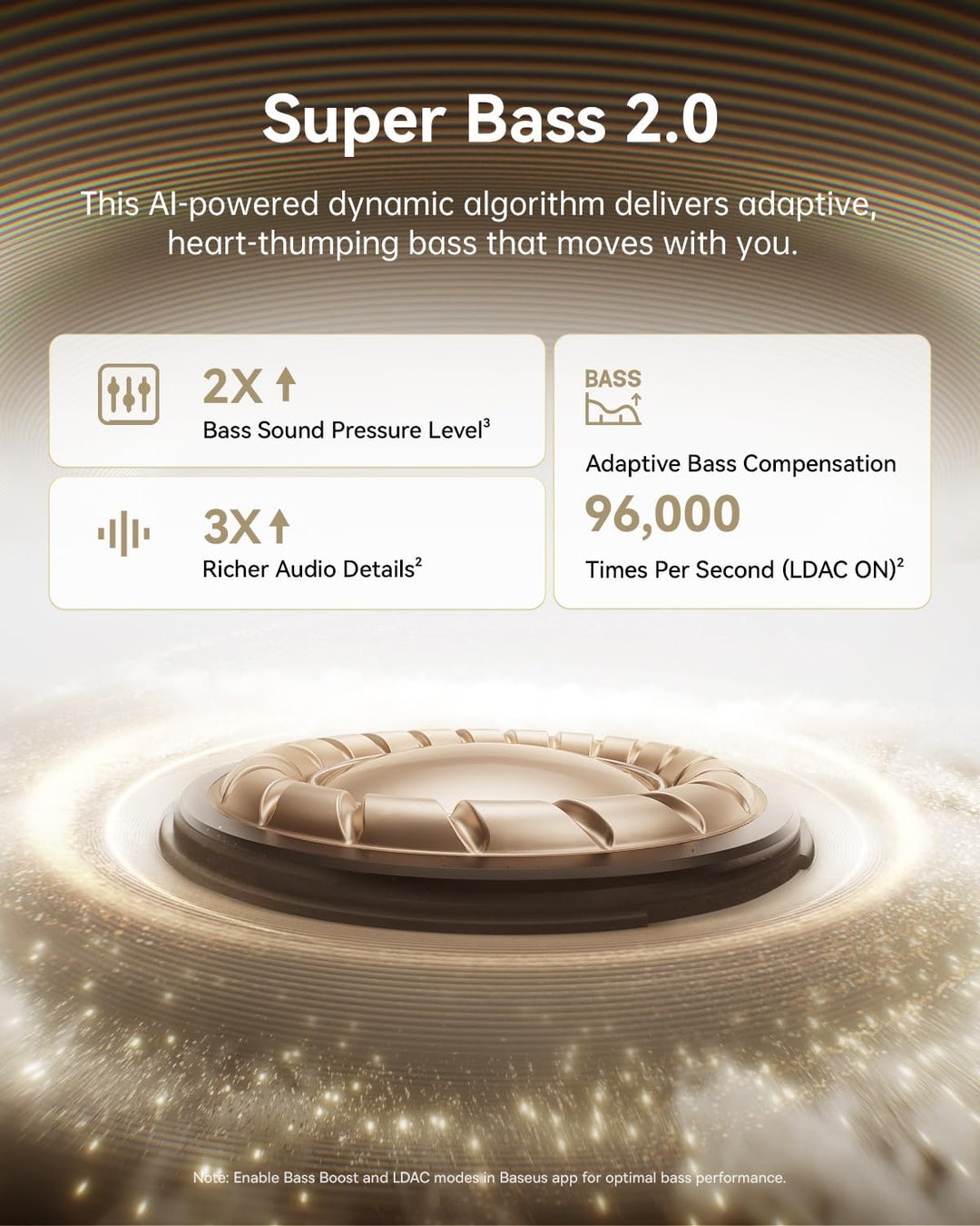 Baseus Auriculares Wireless Bowie MC1 Pro Preto MC1 Pro Cosmic Black, MC1 Pro Cosmic Black