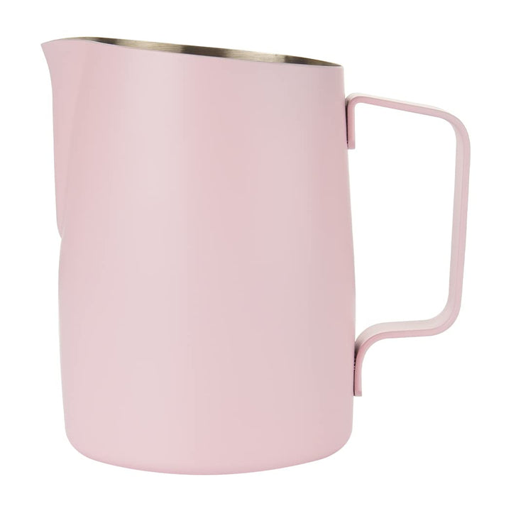 Dianoo Milchaufschäumkrug mit Griff, 600 ml Edelstahl-Dampfkrug, Espresso-Milchaufschäumer für Kaffe