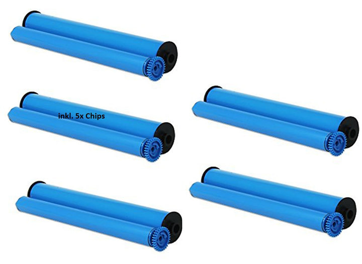 ttrecycling -5X kompatible- ersetzt Philips PFA-351 / PFA-352 Magic 5 Inkfilm + 5X Chip