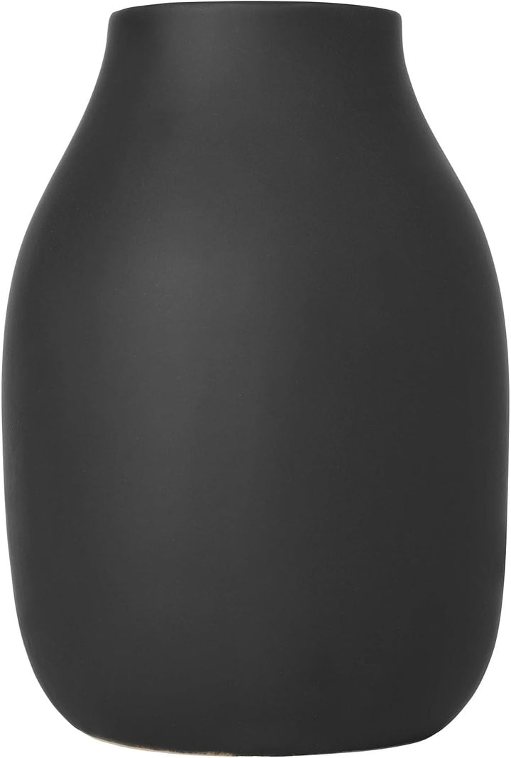blomus -COLORA- Vase L aus Steingut, Peat, hergestellt in hochwertiger Handarbeit, elegante und deko