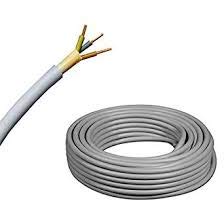 Mantelleitung NYM-J 3x2,5mm² Kabel | 25m Ring, 3 adriges Installationskabel nach DIN VDE 0250-204