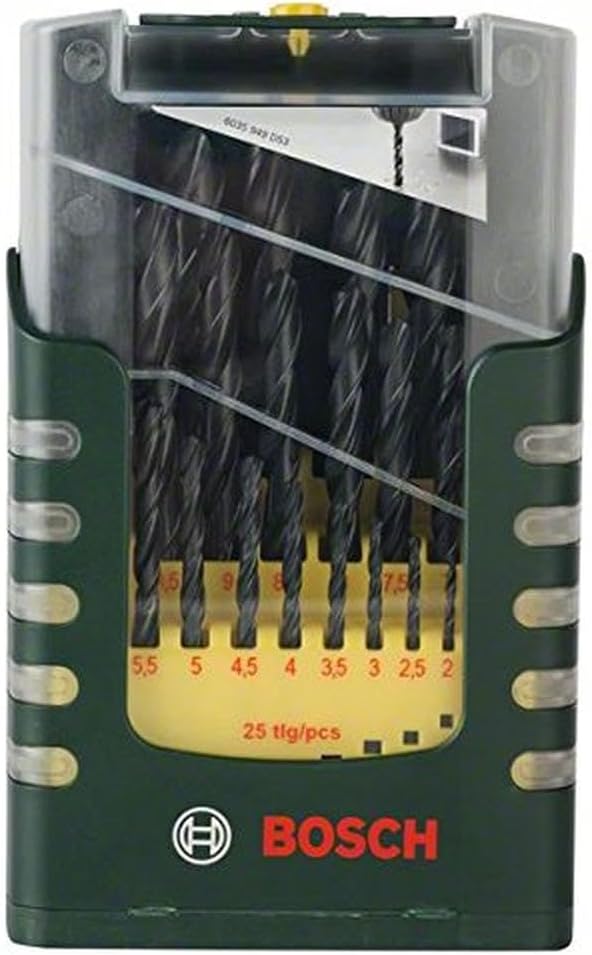 Bosch 25tlg. Metallbohrer-Set HSS-R rollgewalzt 25-Piece, 25-Piece