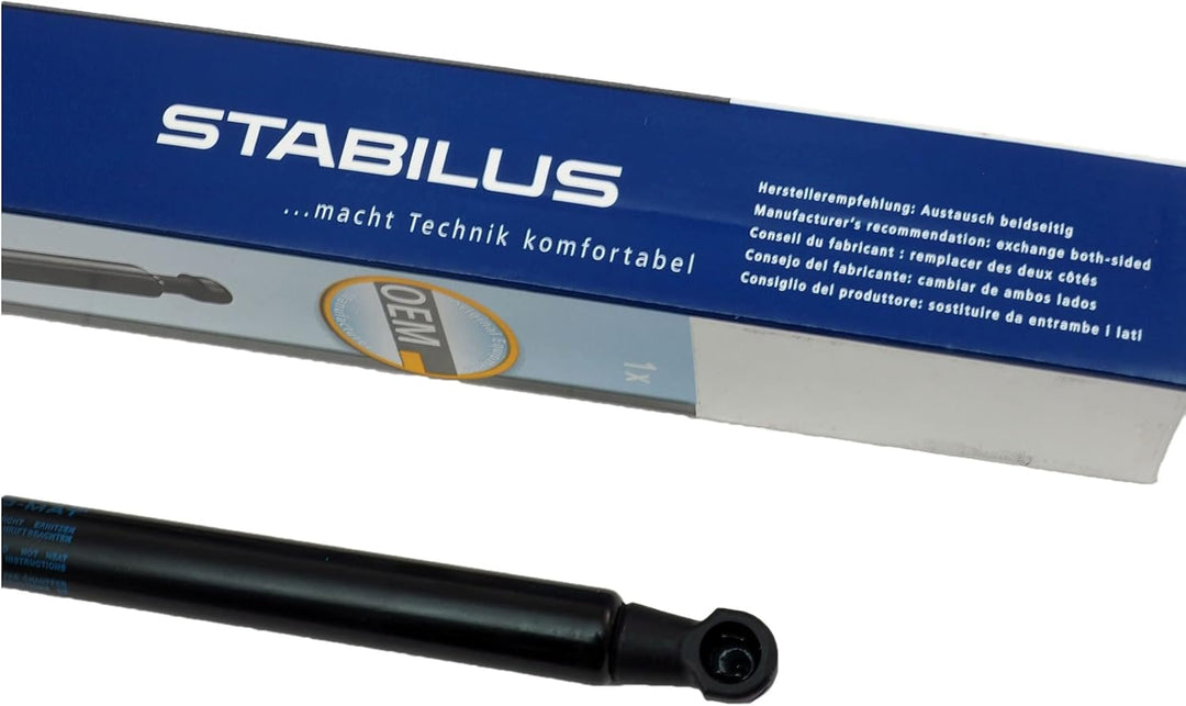 2x Original STABILUS Gasfeder Heckklappe Satz Länge 474 mm 570 N LIFT-O-MAT
