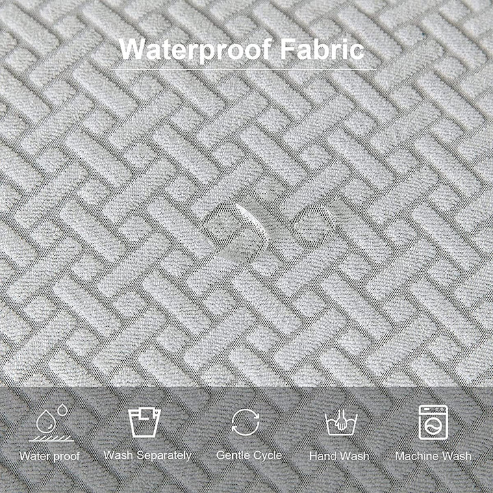 LANSHENG Stuhlbezug Sitzfläche Waschbarer Stretch Wasserdicht Jacquard Bezug für Stühle Esszimmerstu