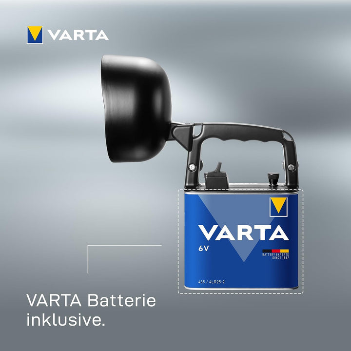 Varta 4 Watt LED Work Light (inkl. High Energy 6 Volt Batterie Arbeitsleuchte Taschenlampe Flashligh